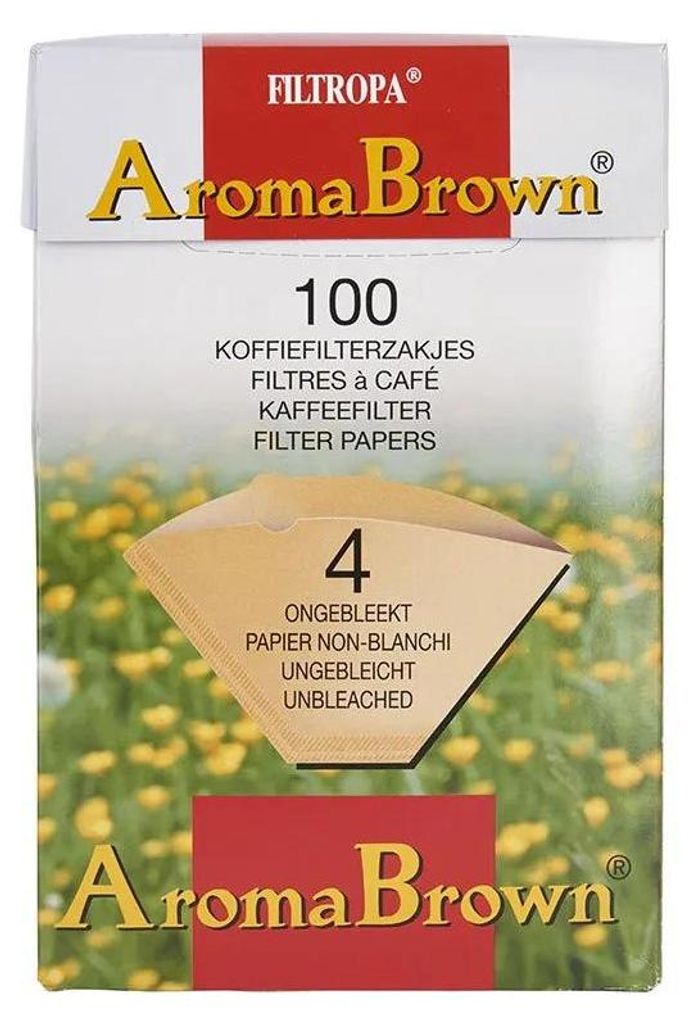 OUTLET Filter - - de Kaffeefilter (2 Stück, 100 Stück), Farbe braun