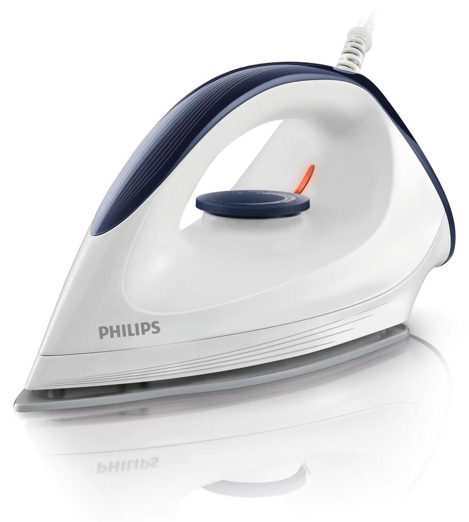 Philips Trockenbügeleisen, DynaGlide, 1.200 W, weiß (GC160/02)