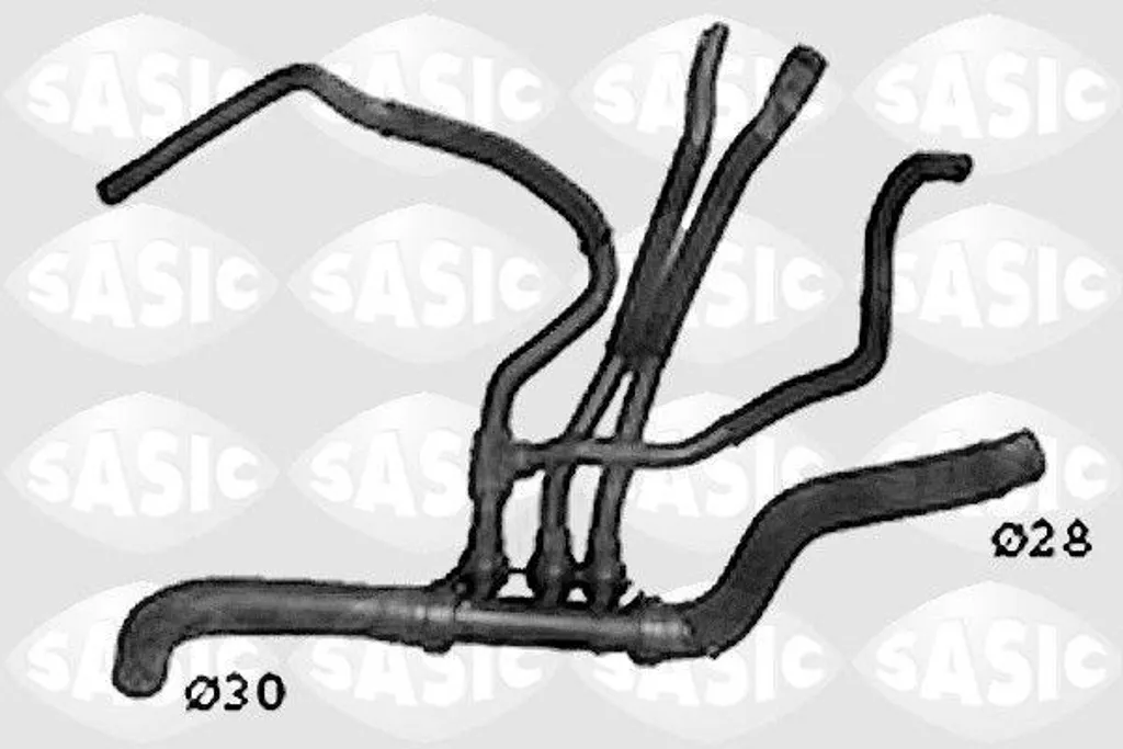 Tubo Radiatore SASIC SWH4206 OE 7700428835 per Renault Laguna | Ricambio Originale