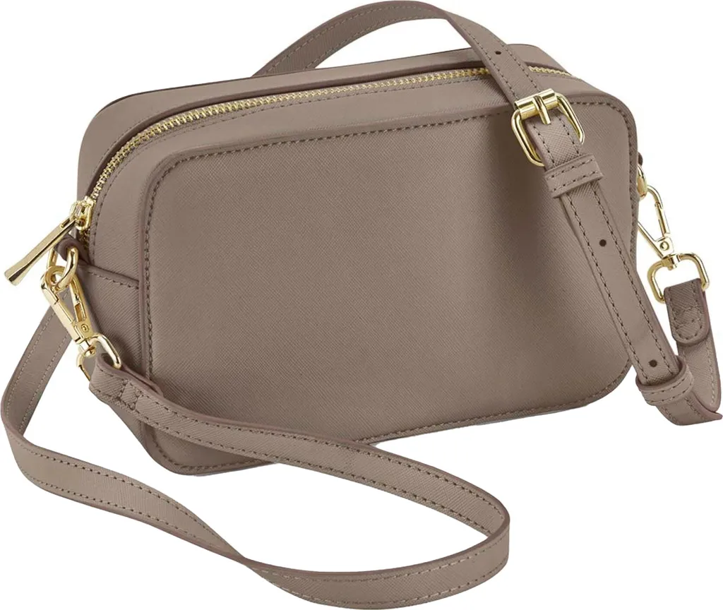 Bagbase Boutique BC4966 Verde Acqua - Borsa a Tracolla Elegante Saffiano
