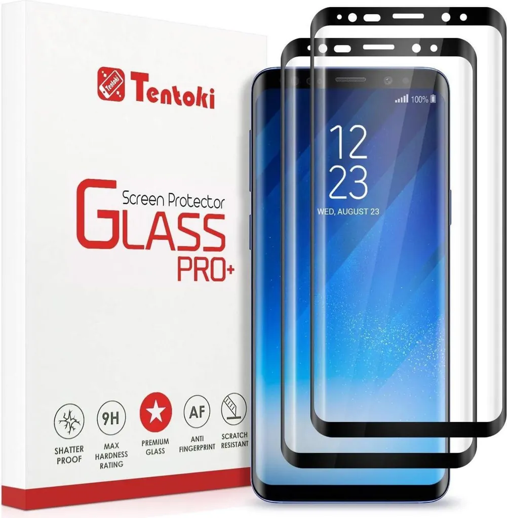 Écran Galaxy S8 sans traces ni rayures avec ce film blindé 9H lot 2