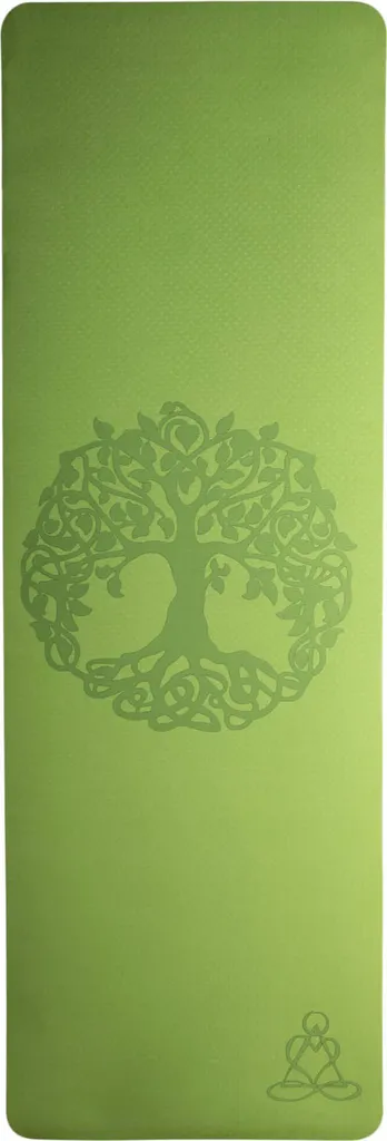 Tapis de gymnastique antidérapant avec Arbre de Vie pour Pilates et Yoga
