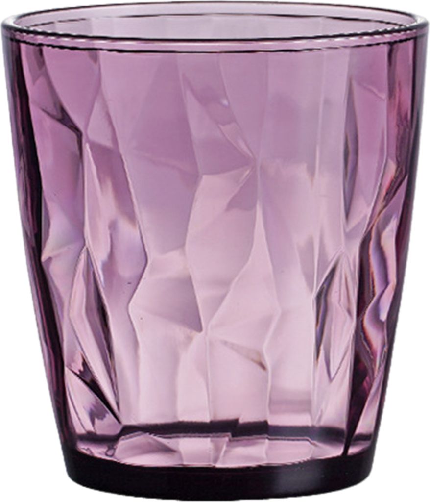 Bunte, durchscheinende Wasserbecher, 310 ml, Trinkbecher mit Rautenmuster, unzerbrechlich, hitzebeständig, BPA-frei, stapelbare Gläser für Zuhau...