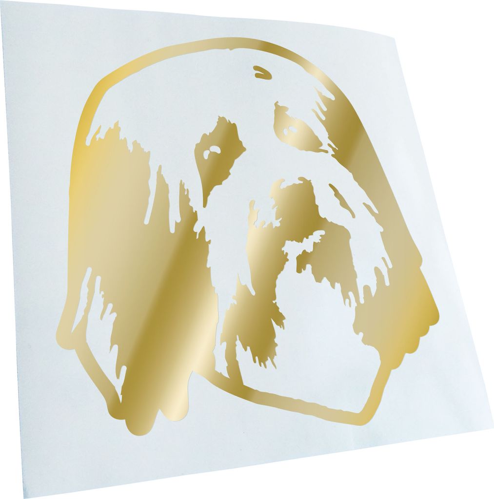 Kiwistar - Autoaufkleber - Lowchen Hund - Dunkelgrau - 11x10cm - Aufkleber für Auto, Laptop, Fahrrad, LKW, Motorrad mehrfarbig JDM Decal Racing
