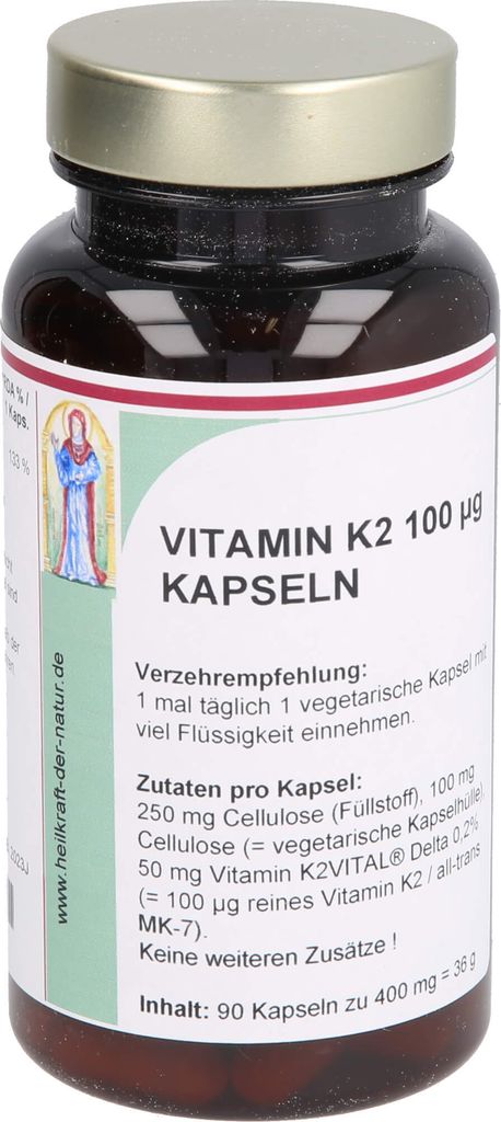 Reinhildis-Apotheke Vitamin K2 100 μg Kapseln, 90 St. Kapseln