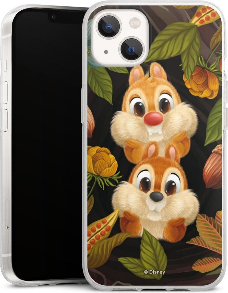 DeinDesign Handyhülle für Apple iPhone 13 Silikon Hülle Case Smartphone Schutzhülle Disney Offizielles Lizenzprodukt Chip und Chap
