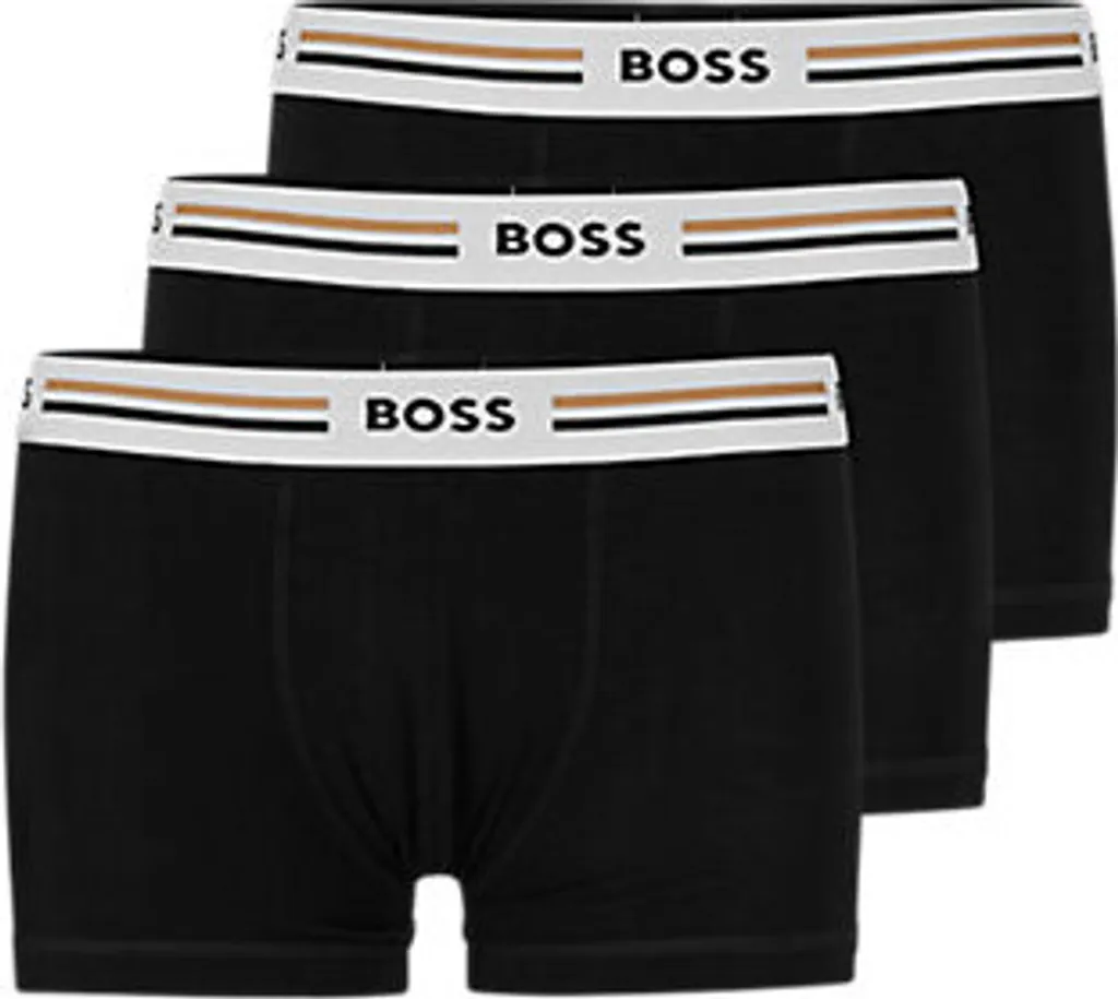 Boxers HUGO BOSS Trunk 3P Revive : sous-vêtements stretch multicolores