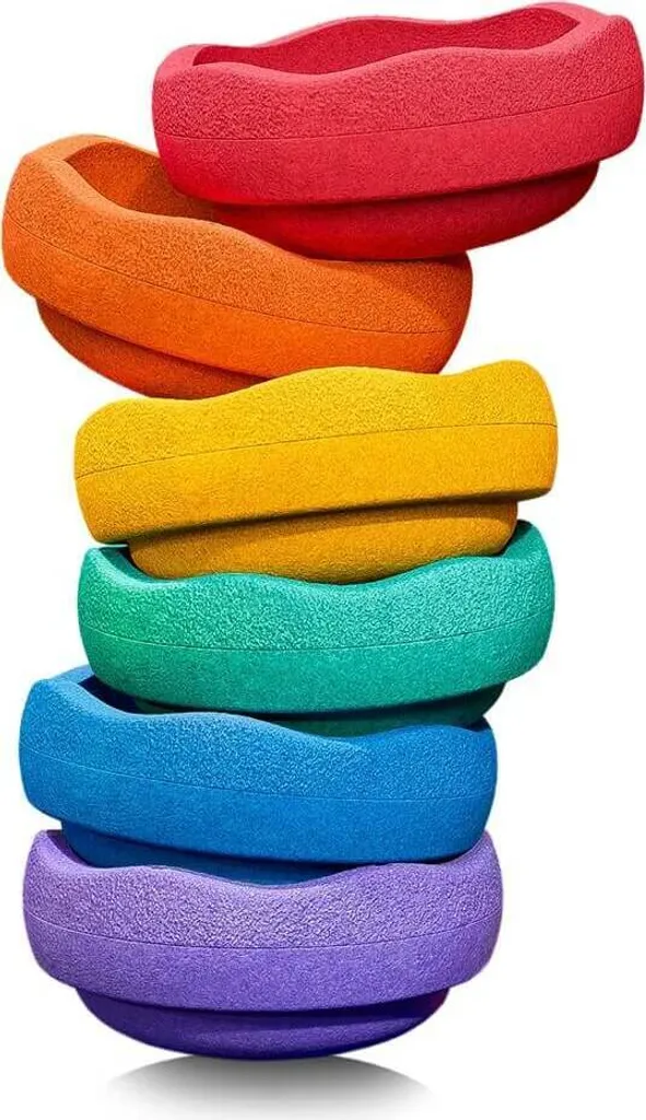 Stapelstein 6er Set Rainbow Classic - Solution Jeu Actif Intérieur - 2