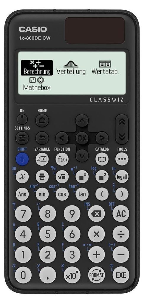 Casio FX-800DE CW, Tasche, Wissenschaftlicher Produktbild 