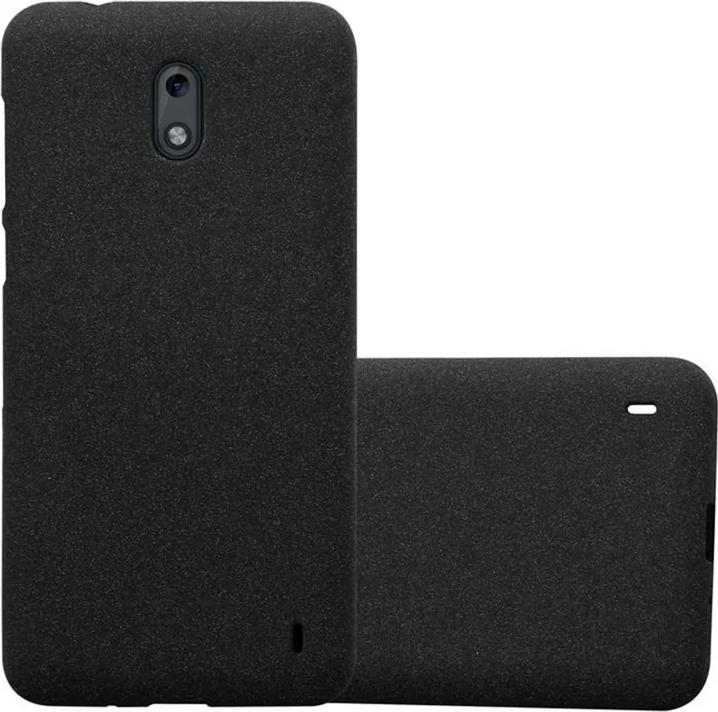 Cadorabo Cover Nokia 2 2017: Custodia Sottile TPU Nero Elegante