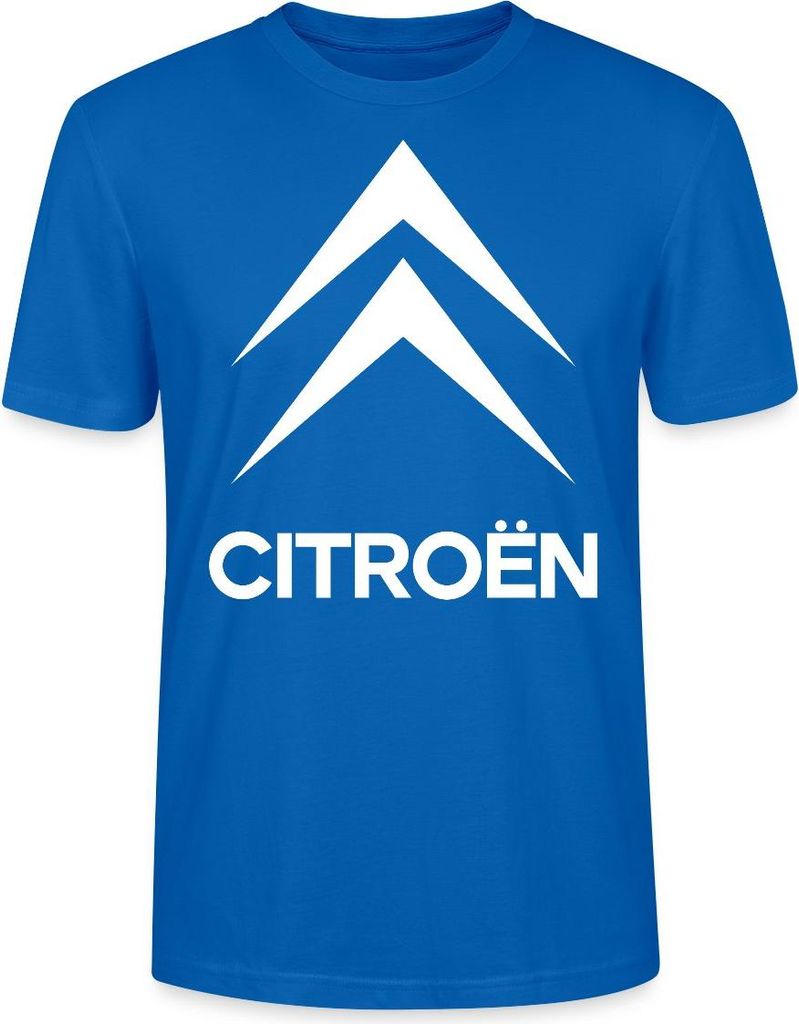 Spreadshirt Citroën Logo Uni Bio T-Shirt, M, Pfauenblau
