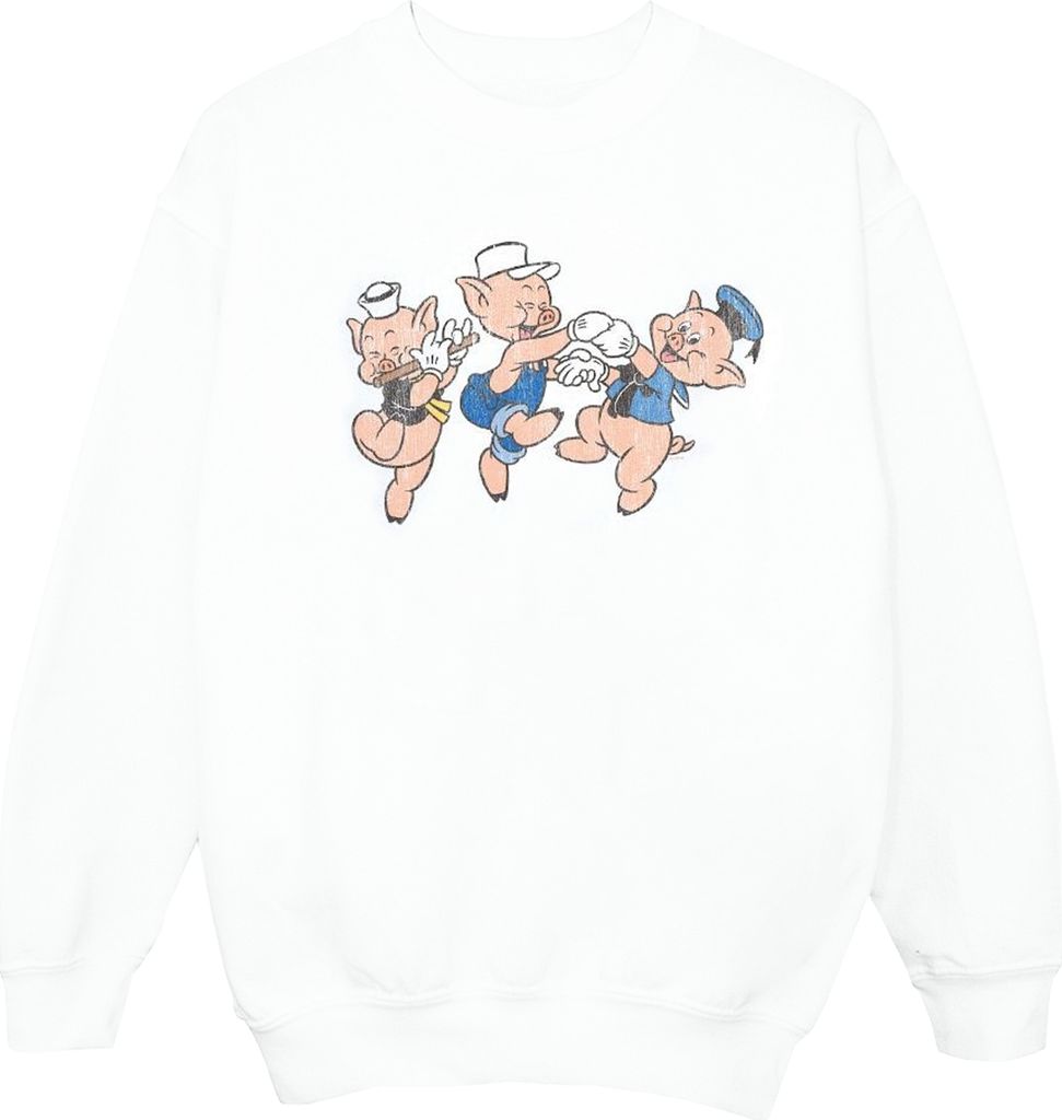 Disney - "Having Fun" Sweatshirt für Mädchen BI13356 (128) (Weiß)