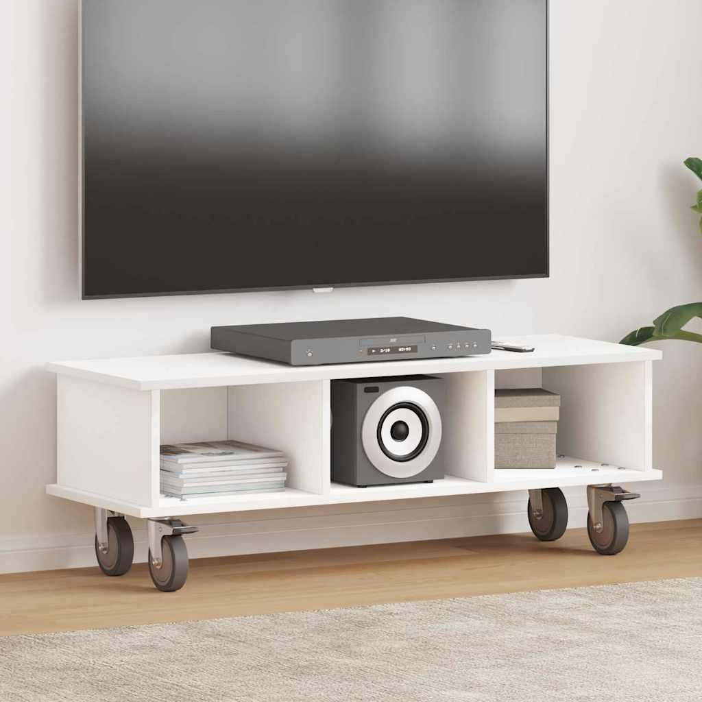 Maison Exclusive - TV-Ständer Weiß 100 x 35 x 35 cm Holzwerkstoff