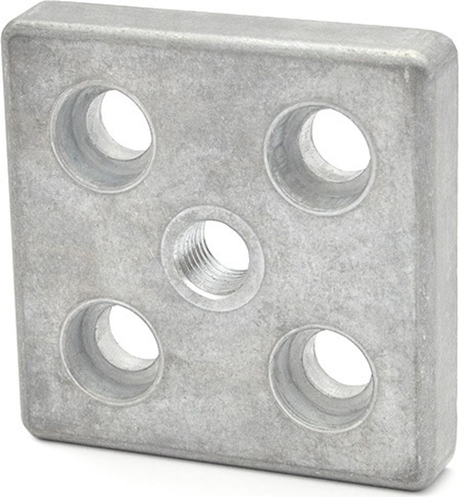 Transport & Fußplatte, 90x90, M12