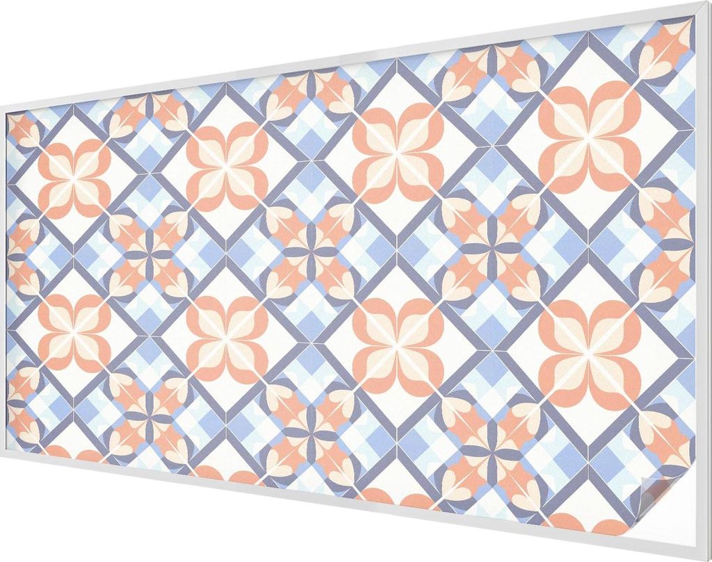 Buntglas Fensterfolie – 116x200 cm – Stained-Glass Design – blickdichte dekorative Sichtschutzfolie – selbstklebend, UV-Schutz – Blumenmu...