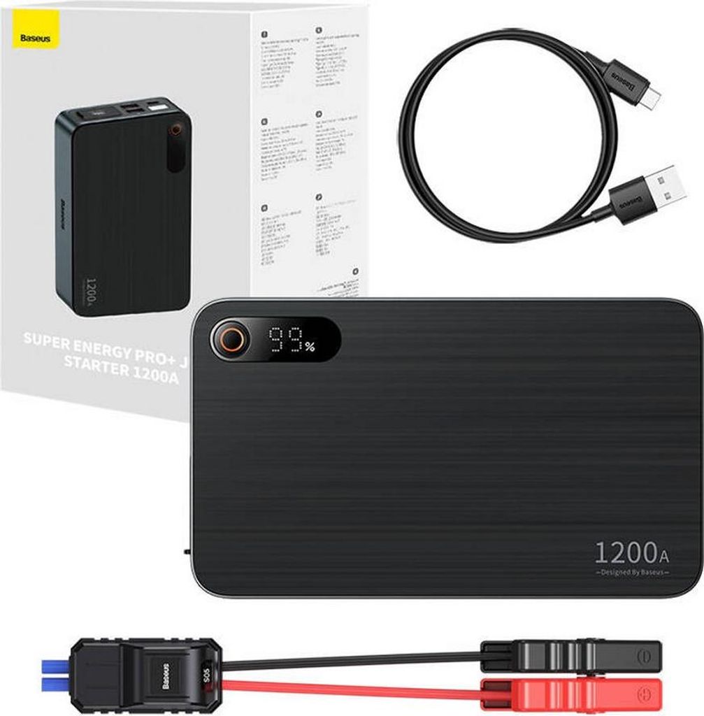 Baseus Super Energy Pro+, 1200 A, Schwarz, 600 A, Produktbild 