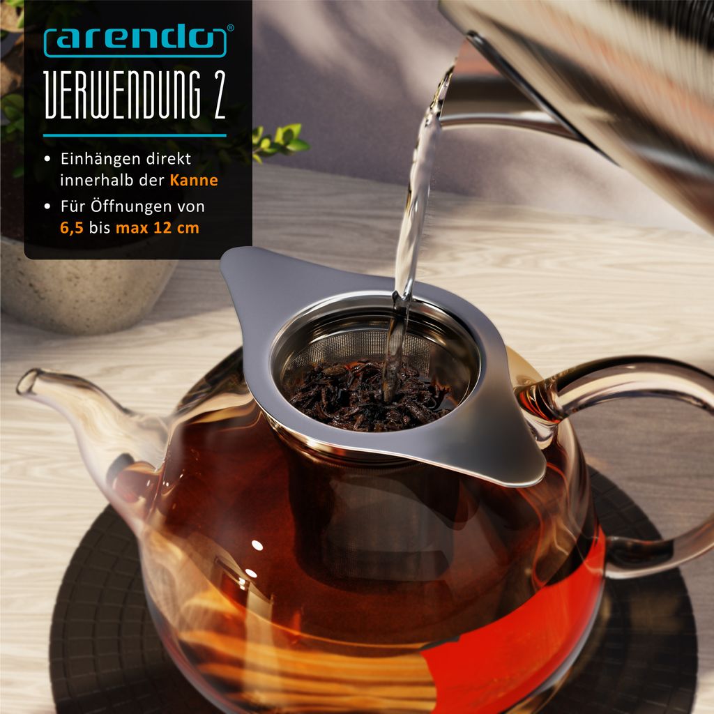 Acciaio Inox Infusore Tè Colino Da Tè In 304 - 2 Pezzi Filtri A Maglia Fine Per T 789010 - Foto 11