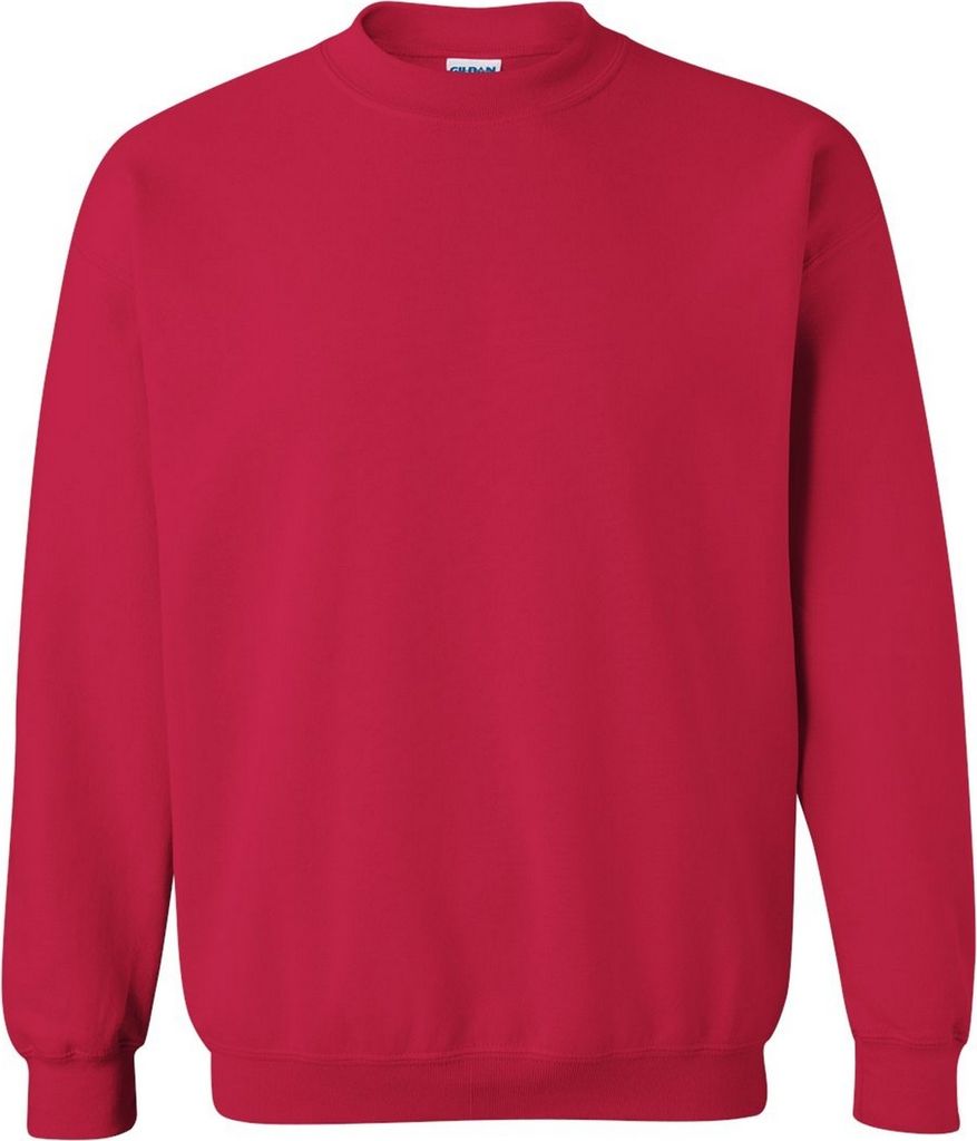 Gildan Heavy Blend Uni Sweatshirt mit Rundhalsausschnitt BC463 (S) (Kirschrot)