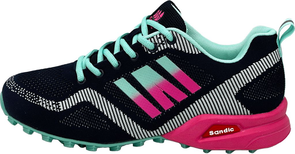 A single athletic shoe is shown against a white background.