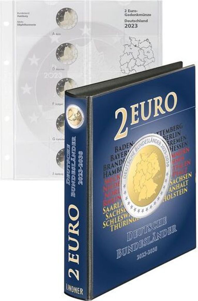 Vordruckalbum 2 Euro-Gedenkmünzen Serie Deutsche Produktbild 