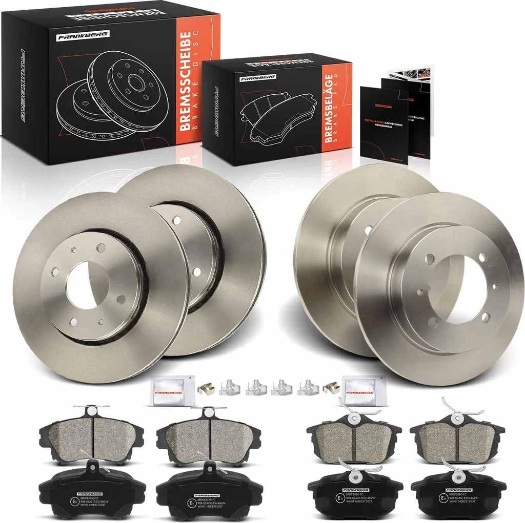 Kit disques et plaquettes de frein avant et arrière Mitsubishi Carisma DA