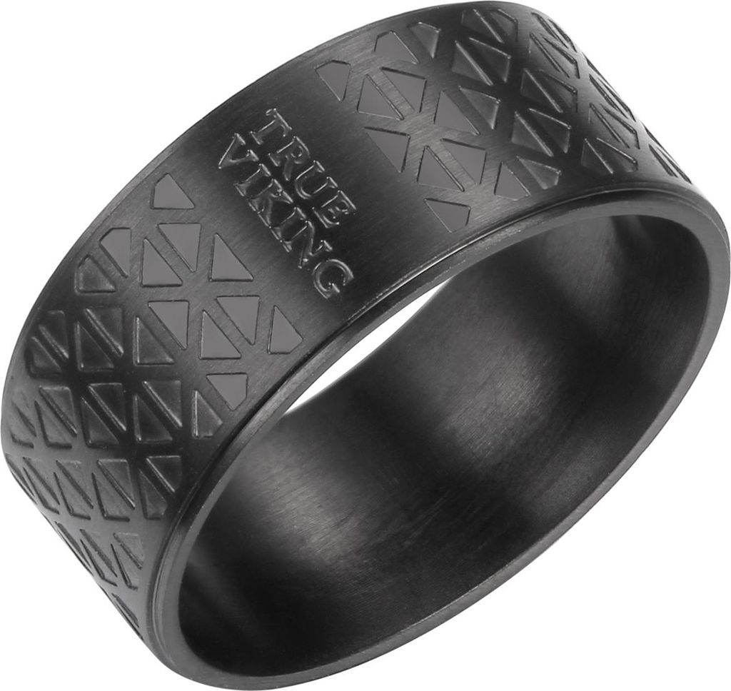 Ring Edelstahl schwarz 58