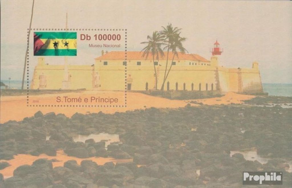 Briefmarken Sao Tome e Principe 2010 Mi Block 815 (kompl. Produktbild 