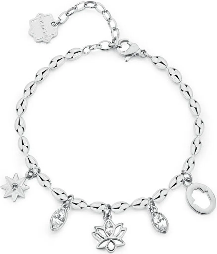 Bracciale Chakra Brosway BHKB251 in Acciaio 316L con Pendenti Mistici