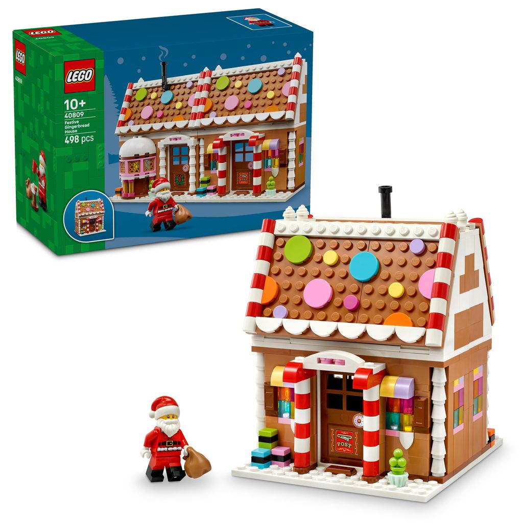 LEGO Weihnachtliches Lebkuchenhaus Spielzeug - Produktbild 