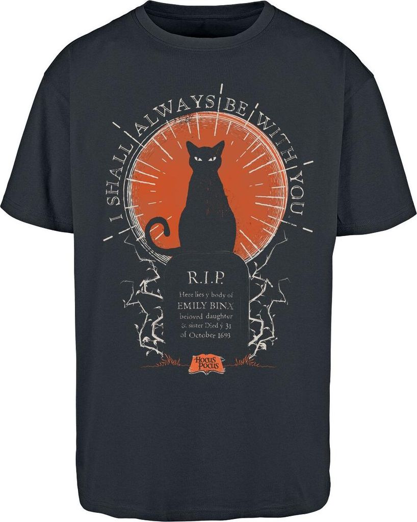 Hocus Pocus T-Shirt Uni Thackery Binx Shall Always Be With You schwarz XXL
