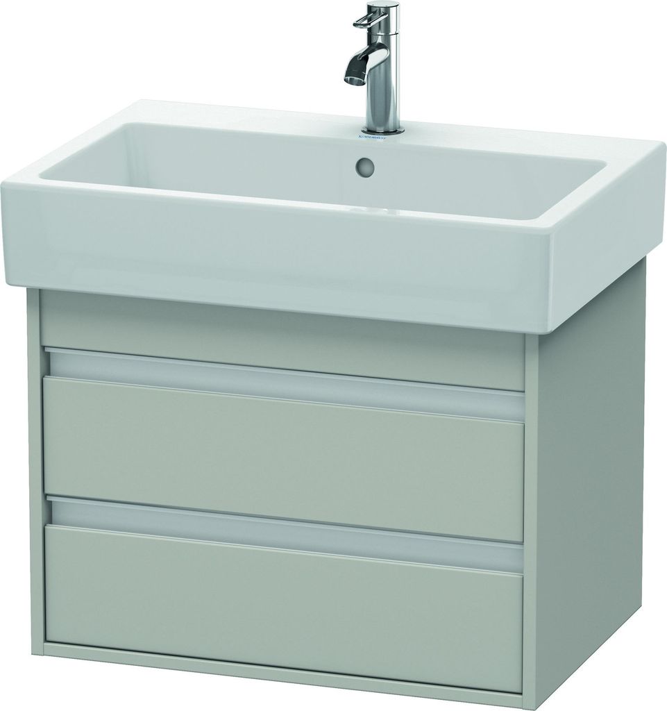 Duravit Ketho Waschtischunterbau wandhängend, 650x480x440 mm, 2 Schubkästen, für Vero Waschtisch 045470, KT662400707