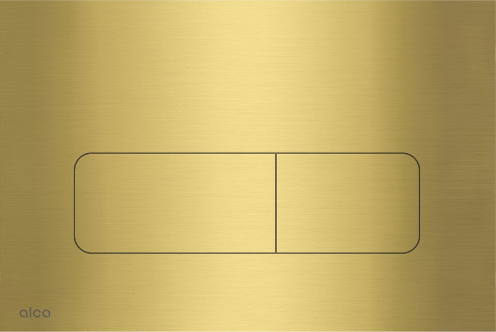 Alcadrain WC - Betätigungsplatte MOON-BRASS Messing Edelstahl