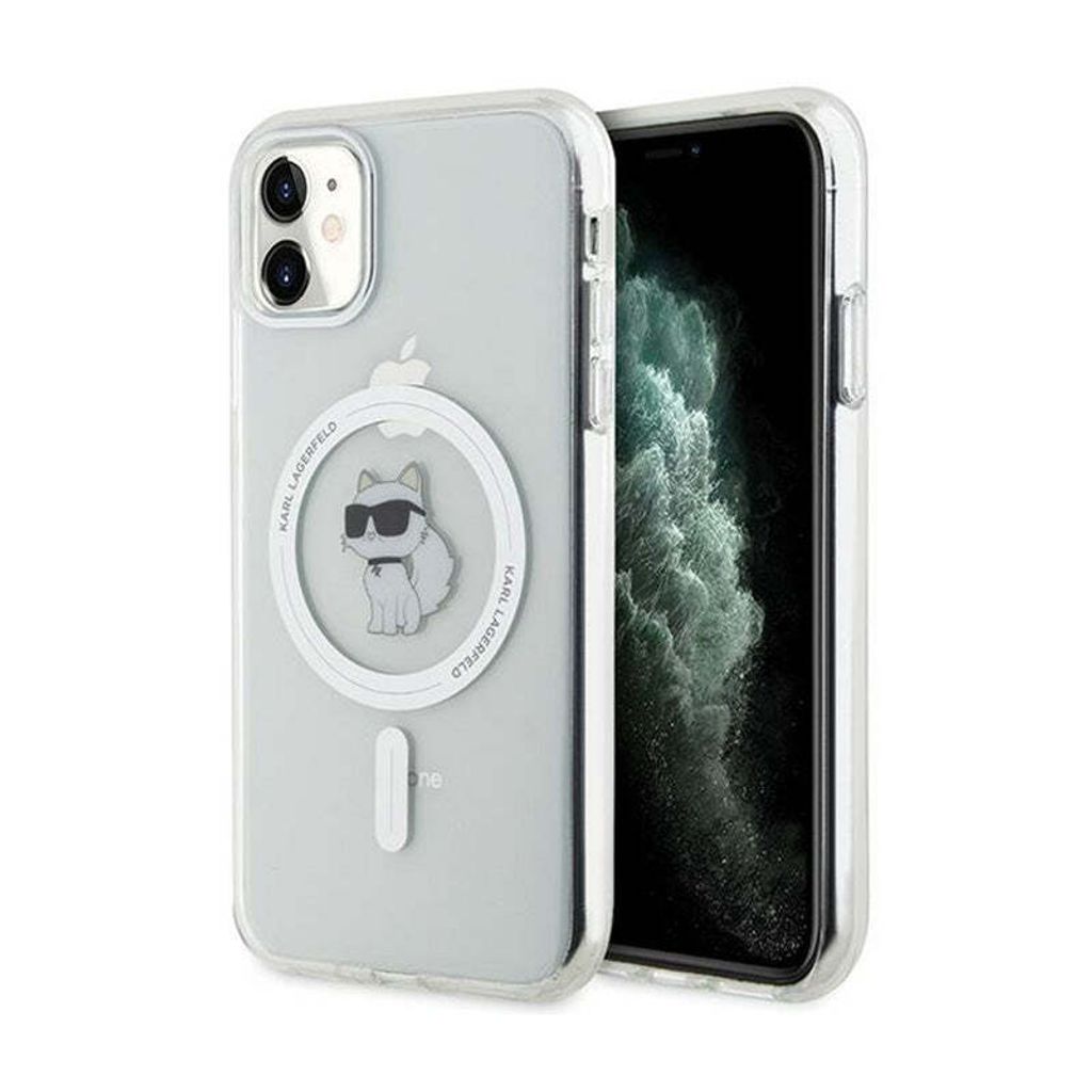 Karl Lagerfeld KLHMN61HFCCNOT iPhone 11 /Xr /transparent hardcase IML Choupette MagSafe Schutzhülle