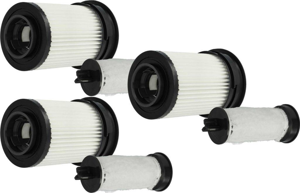 vhbw 3x Staubsaugerfilter kompatibel mit Miele Triflex HX1 Produktbild 