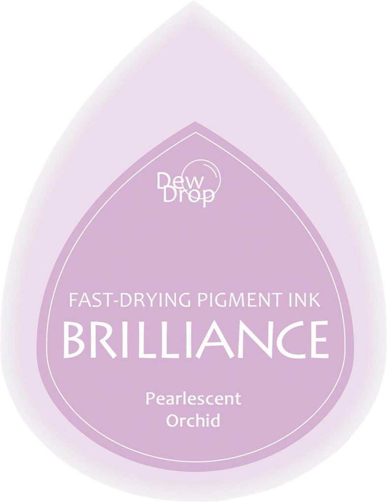Tsukineko | Brilliance dew drop ink pad pearl Orchid