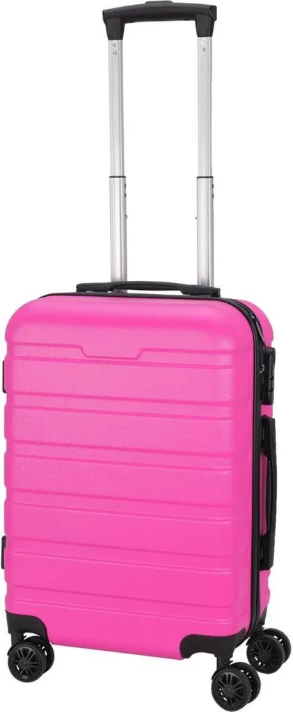 Valise cabine 32L fuchsia ProWorld : format compact et coque antichoc