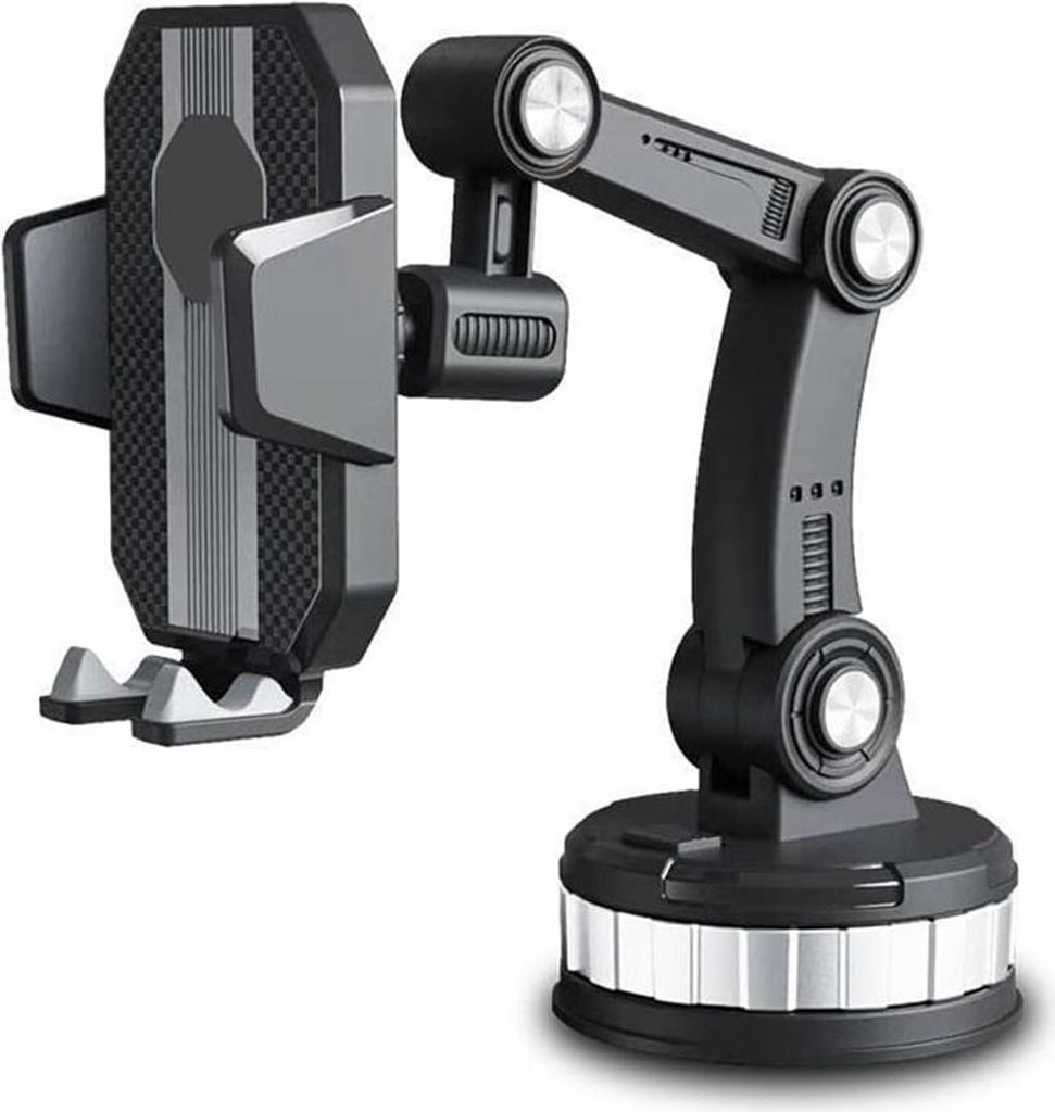 Dashboard Windschutzscheibe Freisprech Clip Mobile Telefonhalter - Super Adsorption - Drehbare Auto Mobile Telefon Halter für Autodachfenster - Be...