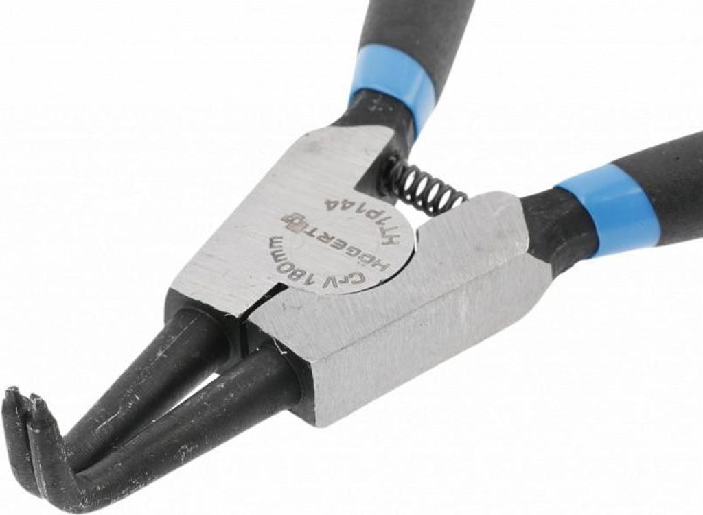 Högert Technik Seegerringzange - außen, gekrümmt, 180 mm, HT1P144