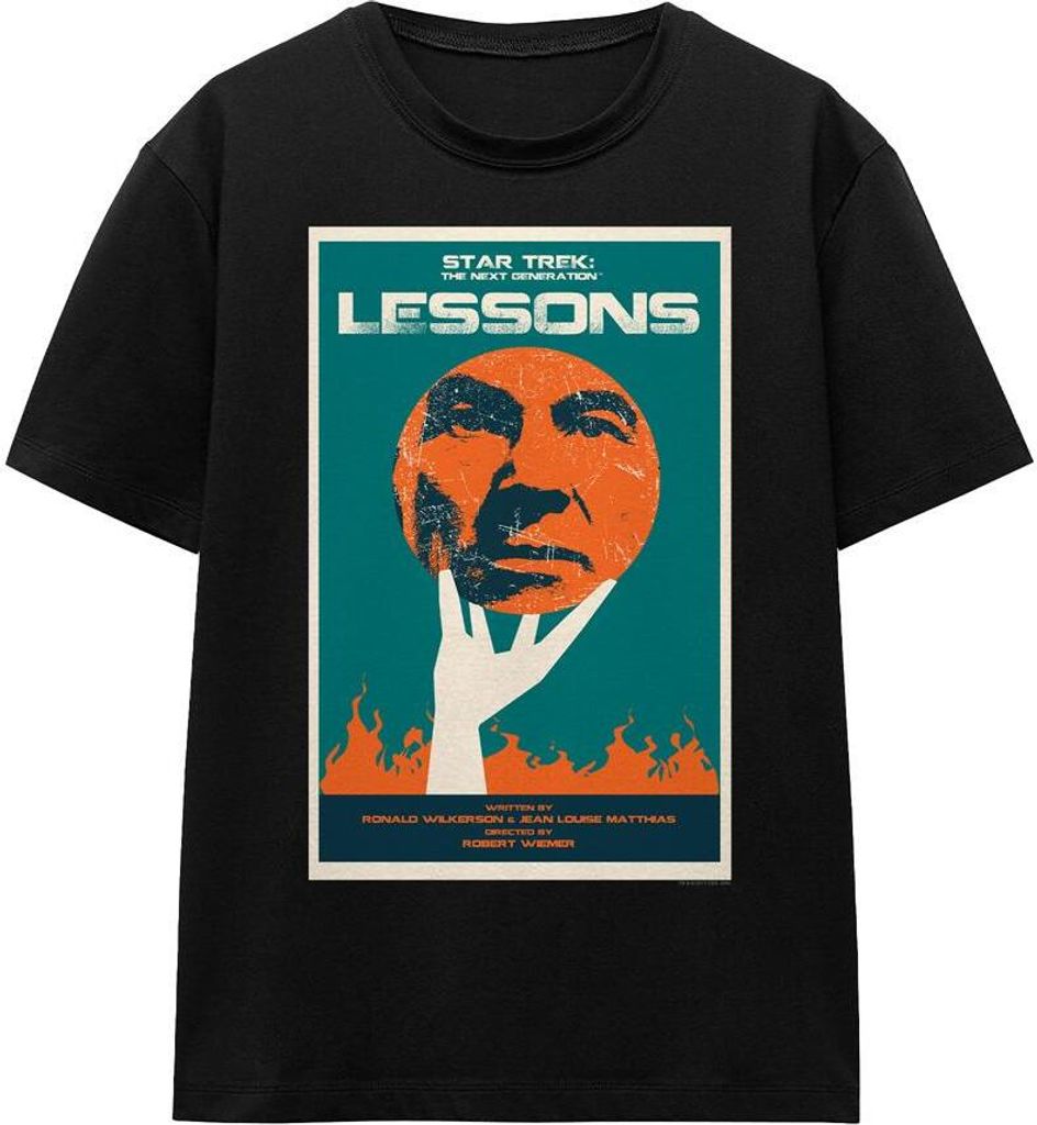 Star Trek - "The Next Generation Season 6 Episode 19" T-Shirt für Herren/Damen Uni TV16559 (XXL) (Schwarz)