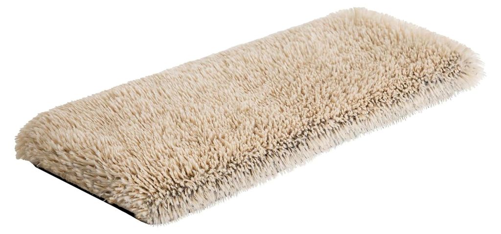Katzen Fensterliege für Fensterbank rutschfest - Katzenbett - Weich & Kuschelig - Selbstheizende Katzendecke - Waschbarer Bezug - 60x25 cm Beige l...