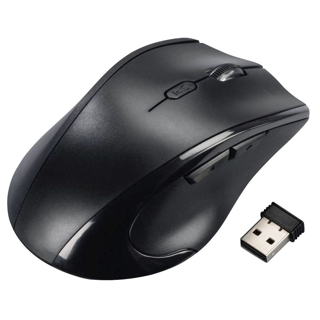 Hama Riano, Po lewej stronie, Optyczny, RF Wireless, 1200 Zdjęcie produktu 