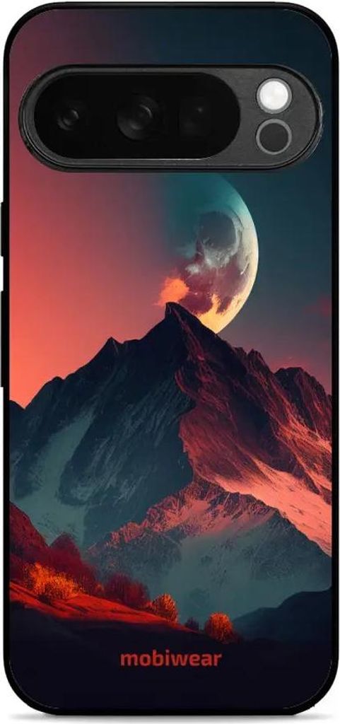 Handyhülle für Pixel 10 Pro, Mobiwear Glossy Case, Gebirgsdämmerung