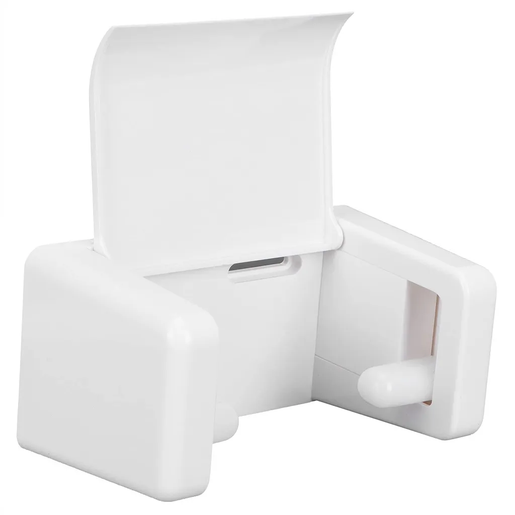 Support papier toilette blanc pour hôtel et maison, fixation murale