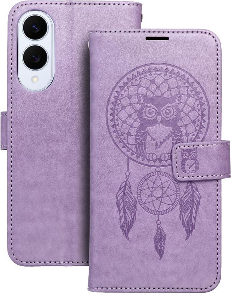 MEZZO Buchhülle passend für SAMSUNG S25 Edge Traumfänger lila
