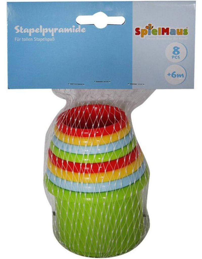 SpielMaus Baby Stapelbecher, 8-teilig, Babyspielzeug, ca. Produktbild 