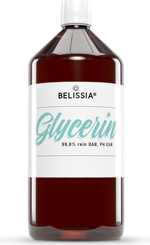 Belissia Glycerin 1l 99,8% - Hochreines Pflanzliches Produktbild 