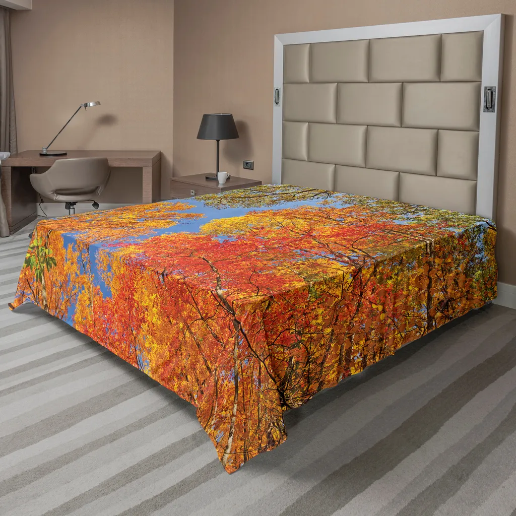 Drap Plat ABAKUHAUS Falls Colors National Park en Microfibre 275x260 cm