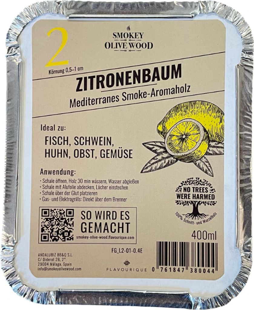 Zitronenholzchips zum Grillen und Räuchern 400 ml Produktbild 