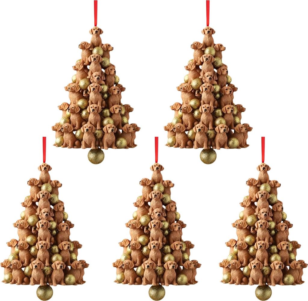 Stapelbarer Tieranhänger, Tier-Weihnachtsbaumanhänger, 2D-Acryl-Hängedekoration für Weihnachtsbaum, Rucksack, Schlüsselanhänger, Auto