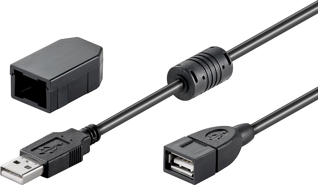 Goobay 93284, 2 m, USB A, USB A, USB 2.0, Produktbild 